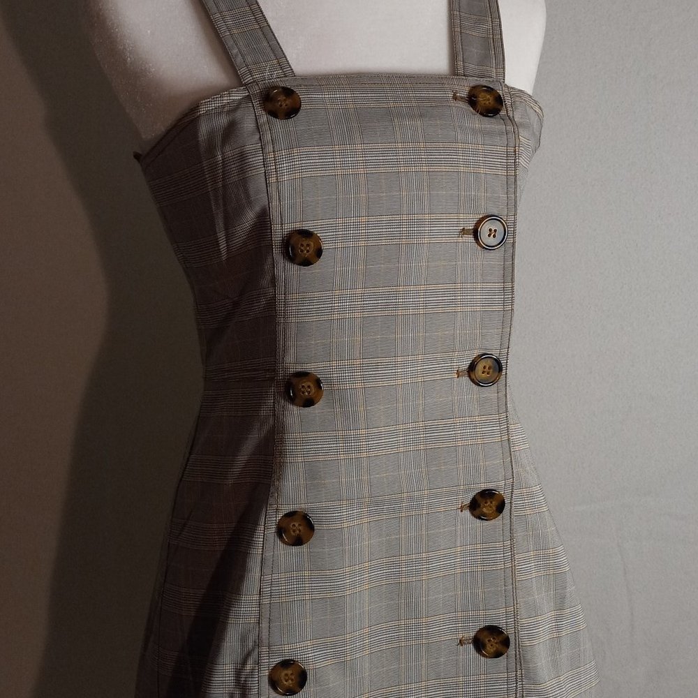 THE EAST ORDER - MINIDRESS - PLAID - MEDIUM (NWOT)